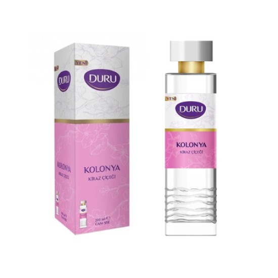 DURU Cologne GLASS BOTTLE CHERRY FLOWER 200 ML
