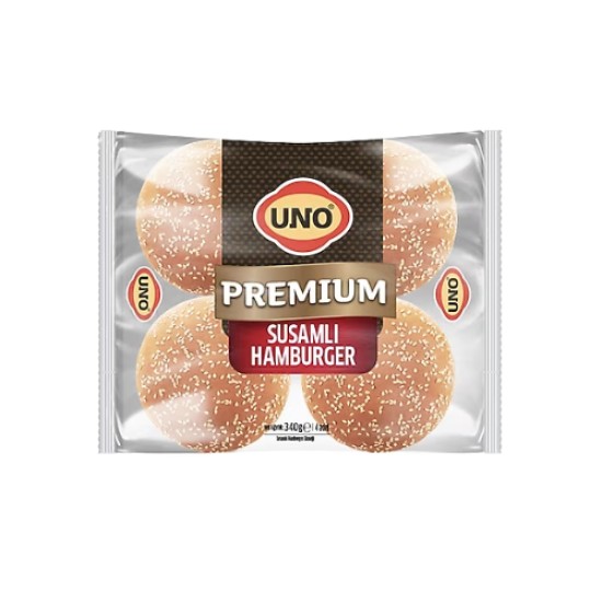 UNO PREMIUM SUSAMLI HAMBURGER 340 GR
