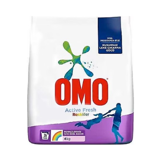 OMO ACTIVE FRESH RENKLILER 4 KG