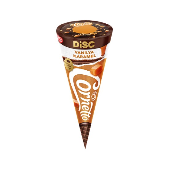 CORNETTO DISC VANILLA CARAMEL 130 ML