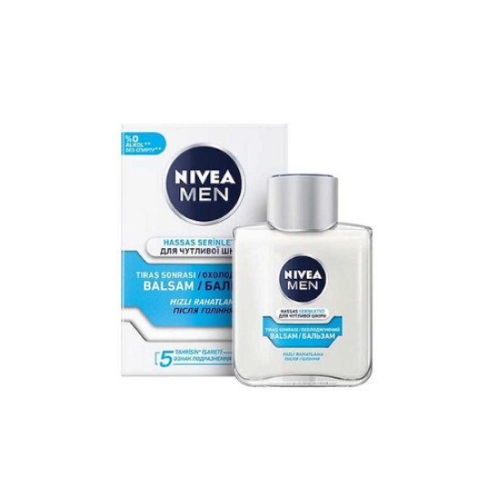 NIVEA MEN TIRAS SONRASI BALSAM HASSAS SERINLETICI HIZLI RAHATLAMA 100 ML