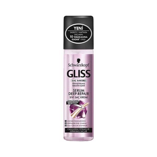 GLISS LIQUID HAIR CONDITIONER SERUM DEEP REPAIR 200 ML