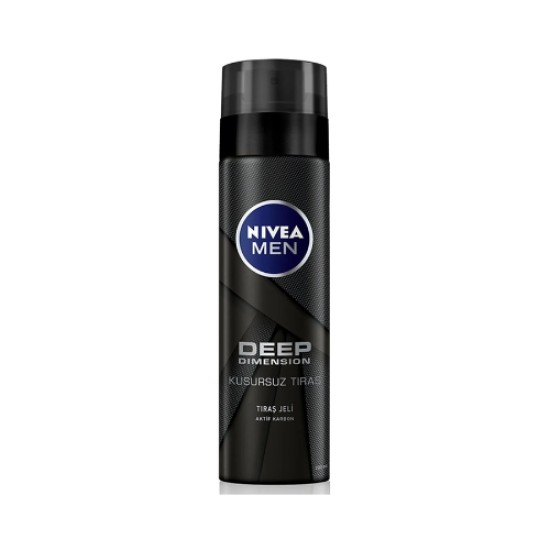 NIVEA MEN SHAVING GEL DEEP DIMENSION 200 ML
