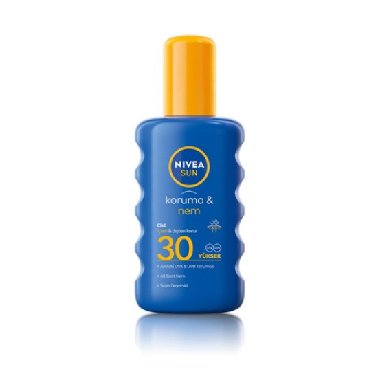 NIVEA SUN SUNS MILK PROTECTION MOISTURE GPF 30 200 ML