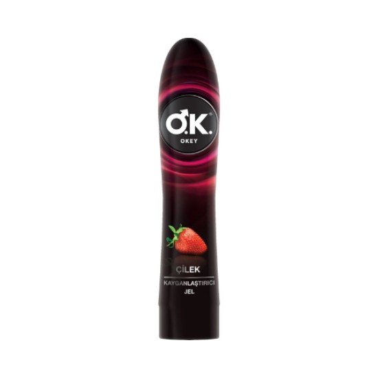 OKEY LUBRICANT GEL STRAWBERRY 100 ML