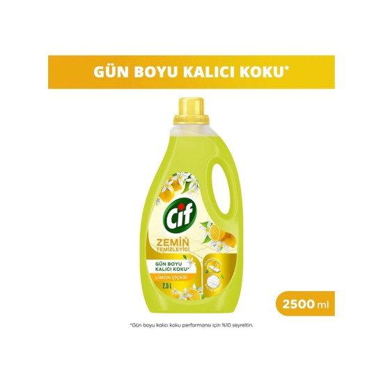 CIF ZEMIN TEMIZLEYICI LIMONLU 2500 ML